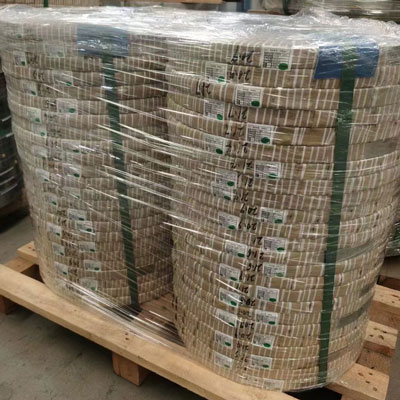 Federbandspule aus Edelstahl